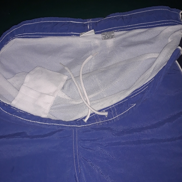 Greendog men's swimsuit blue neon size Large bathing suit trunks board shorts - Picture 11 of 12